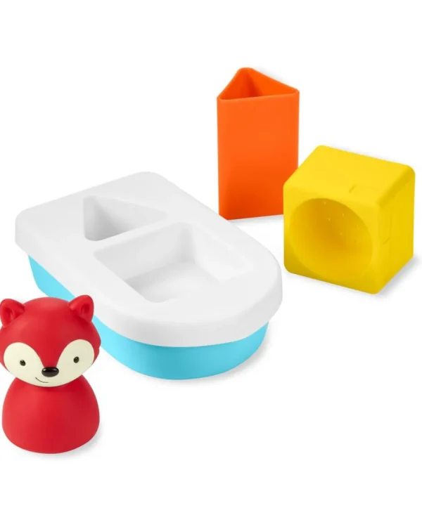 Skip Hop Zoo Sort & Stack Boat Baby Bath Toy Clearance
